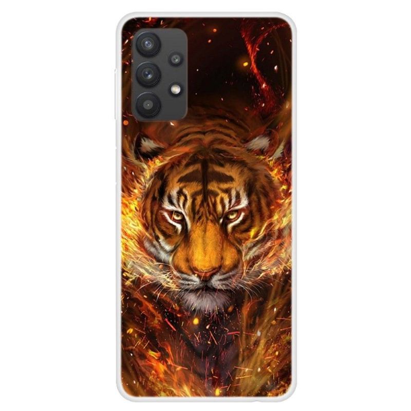 Hülle Für Samsung Galaxy A32 4G Feuertiger