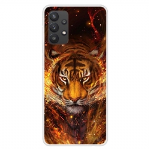 Hülle Für Samsung Galaxy A32 4G Feuertiger