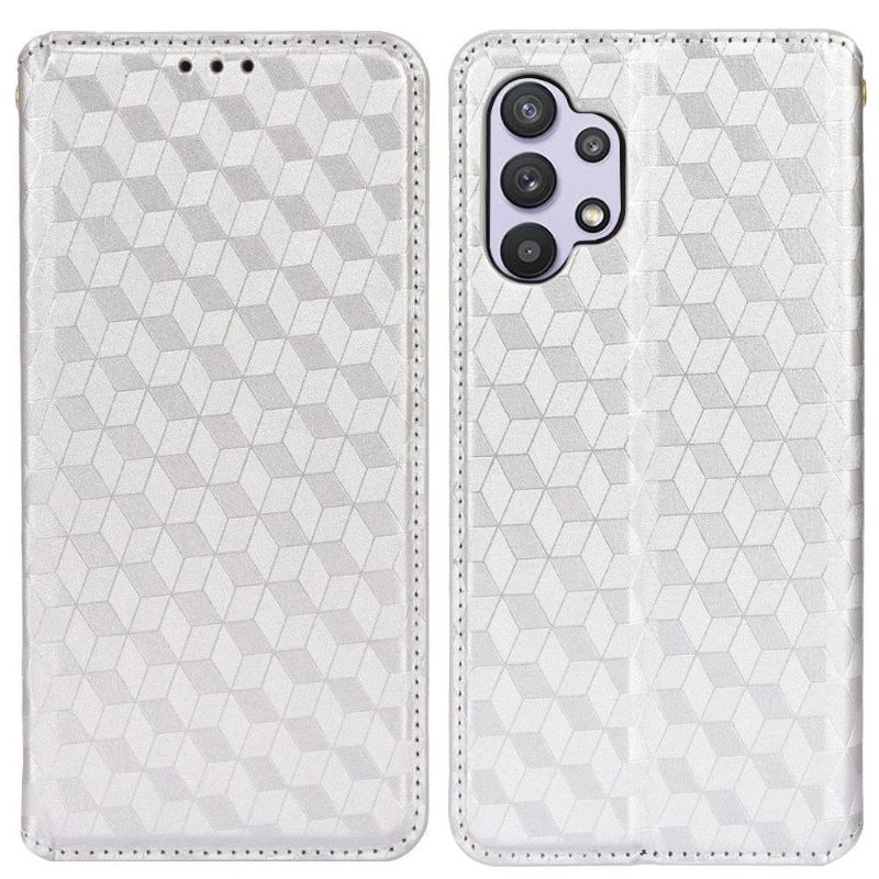 Lederhüllen Für Samsung Galaxy A32 4G Flip Case Entwurfsgeometrie