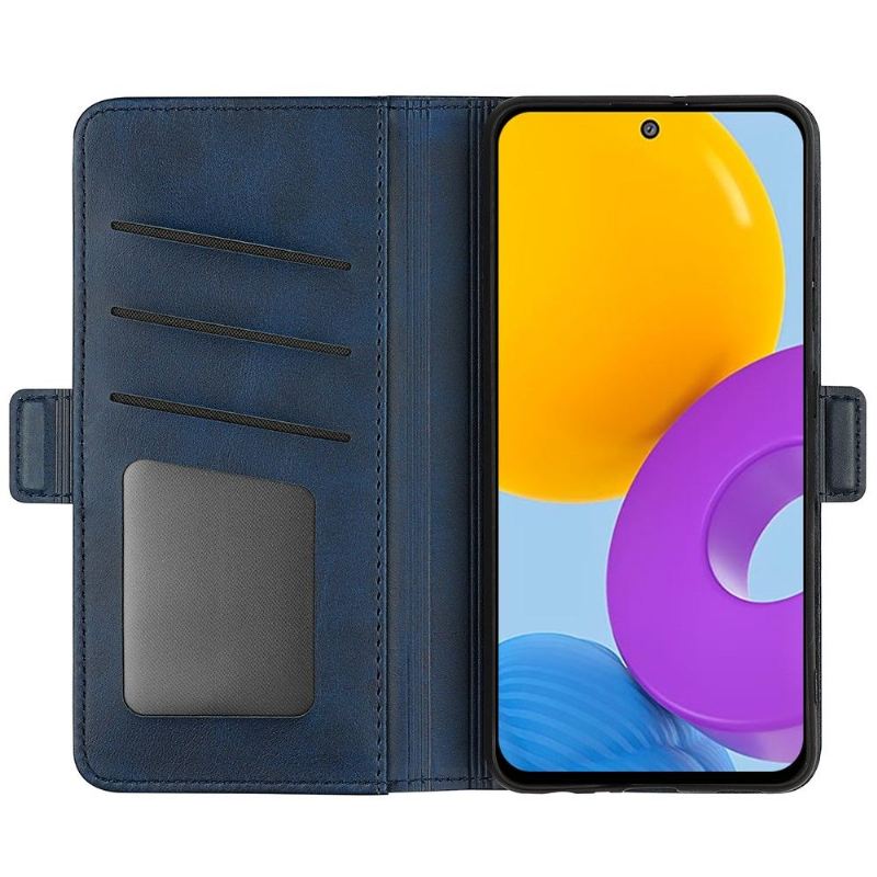 Case Für Samsung Galaxy M52 5G Geldbörse Mattes Kunstleder