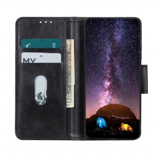 Flip Case Für Samsung Galaxy M52 5G Flip Case Folio Standfunktion Aus Kunstleder