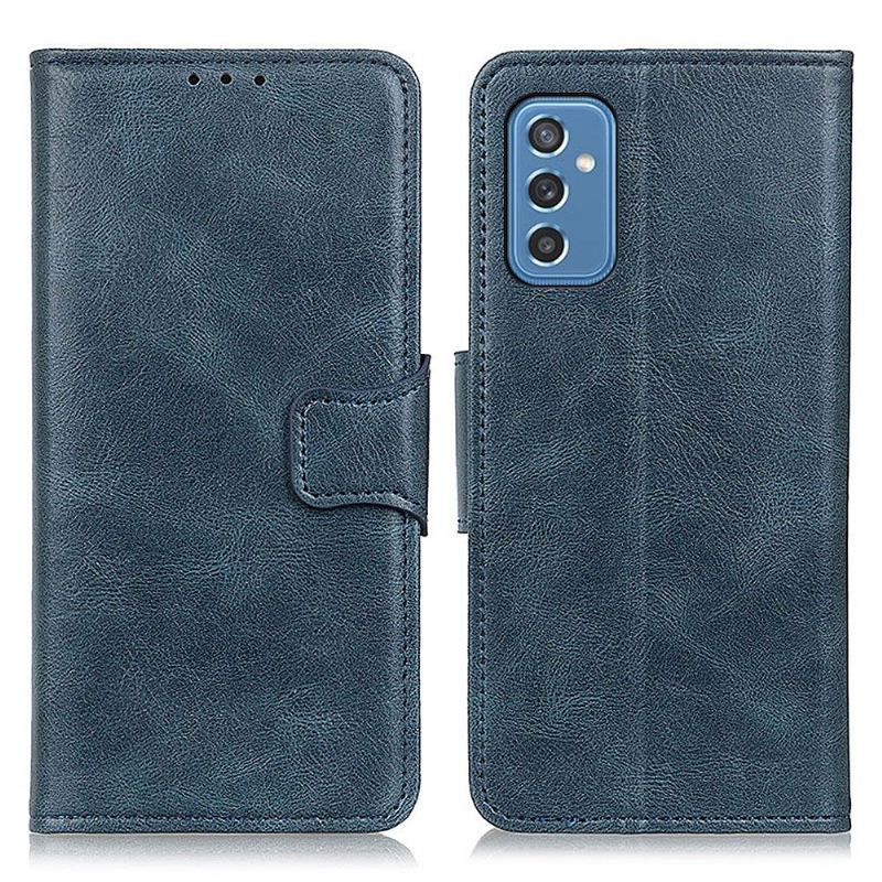 Flip Case Für Samsung Galaxy M52 5G Flip Case Folio Standfunktion Aus Kunstleder