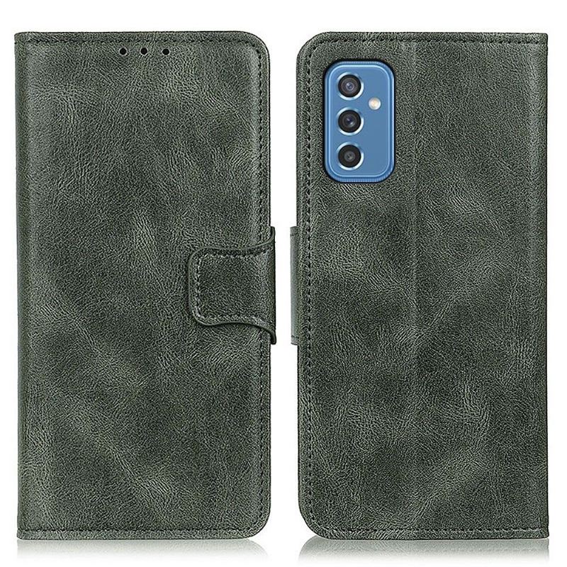 Flip Case Für Samsung Galaxy M52 5G Flip Case Folio Standfunktion Aus Kunstleder