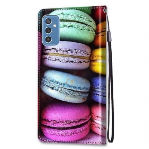 Flip Case Für Samsung Galaxy M52 5G Makronen