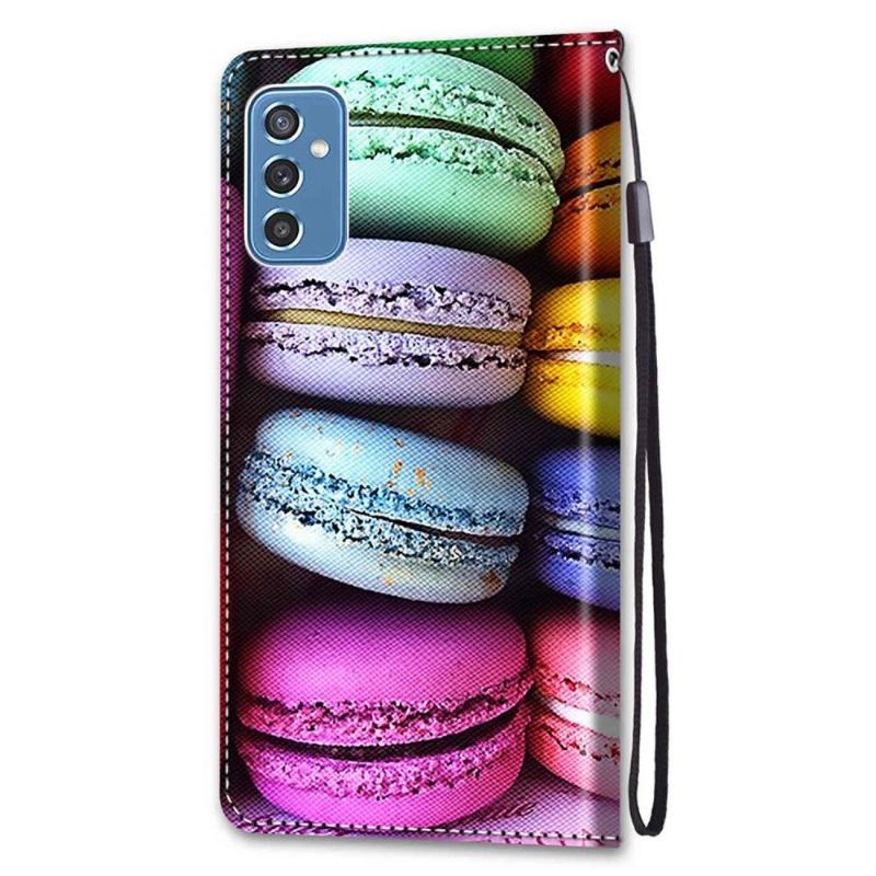 Flip Case Für Samsung Galaxy M52 5G Makronen