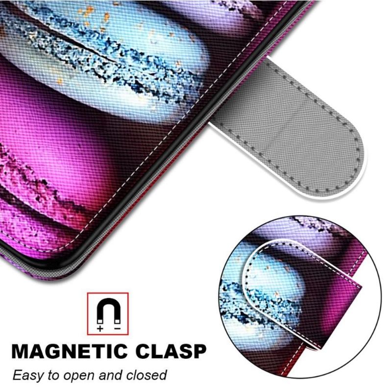 Flip Case Für Samsung Galaxy M52 5G Makronen