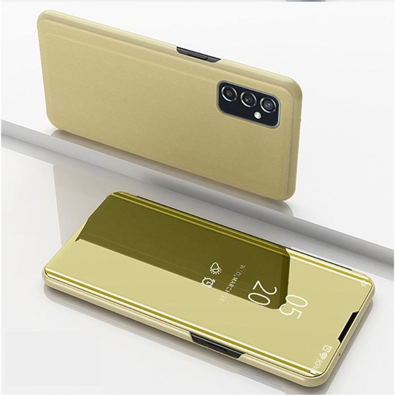 Hülle Für Samsung Galaxy M52 5G Flip Case Spiegeleffekt