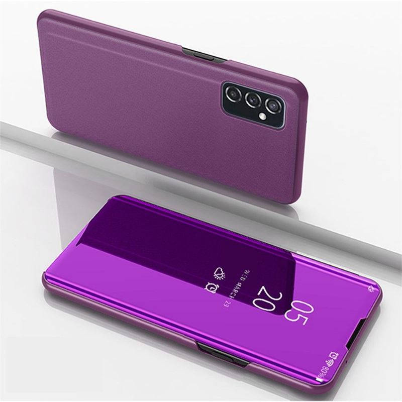 Hülle Für Samsung Galaxy M52 5G Flip Case Spiegeleffekt