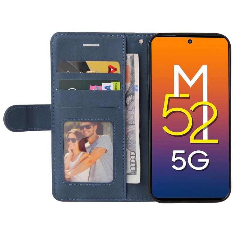 Lederhüllen Für Samsung Galaxy M52 5G Bicolor Künstlerisch