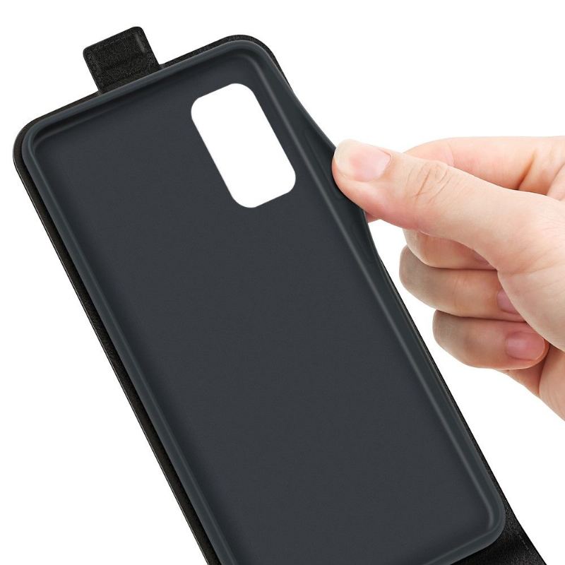 Lederhüllen Für Samsung Galaxy M52 5G Flip Case Vertikales Kunstleder