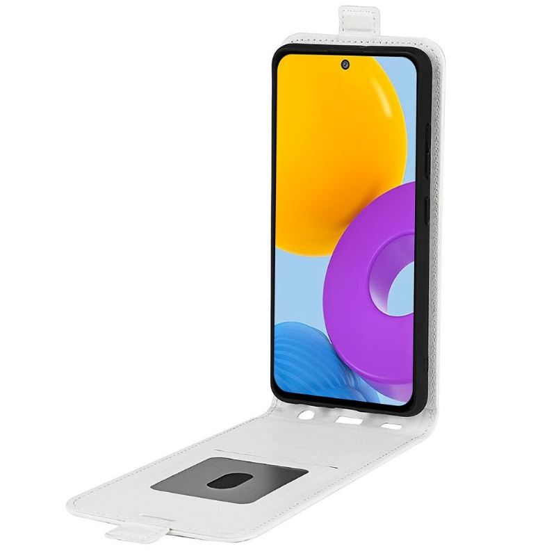 Lederhüllen Für Samsung Galaxy M52 5G Flip Case Vertikales Kunstleder