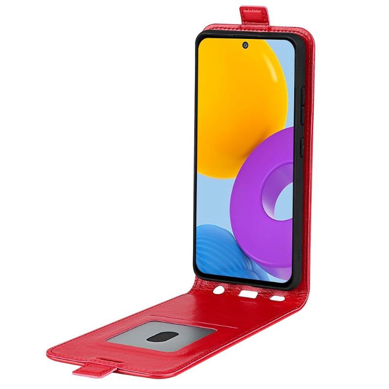 Lederhüllen Für Samsung Galaxy M52 5G Flip Case Vertikales Kunstleder