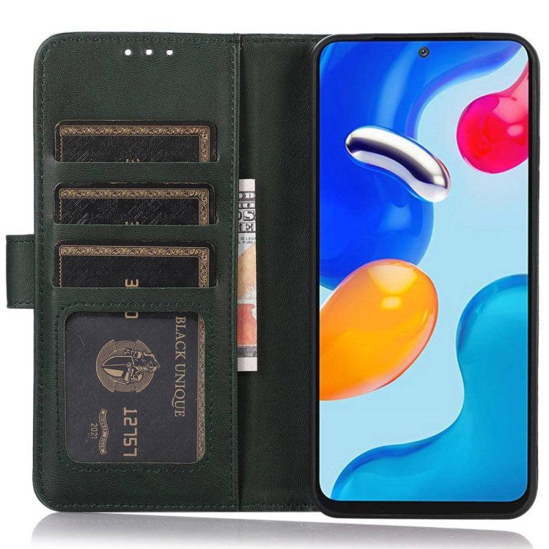 Flip Case Für iPhone 14 Mattes Kunstleder