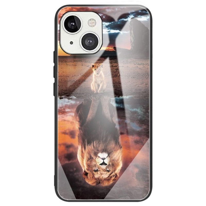 Hülle Für iPhone 14 Kitten Dream Gehärtetes Glas