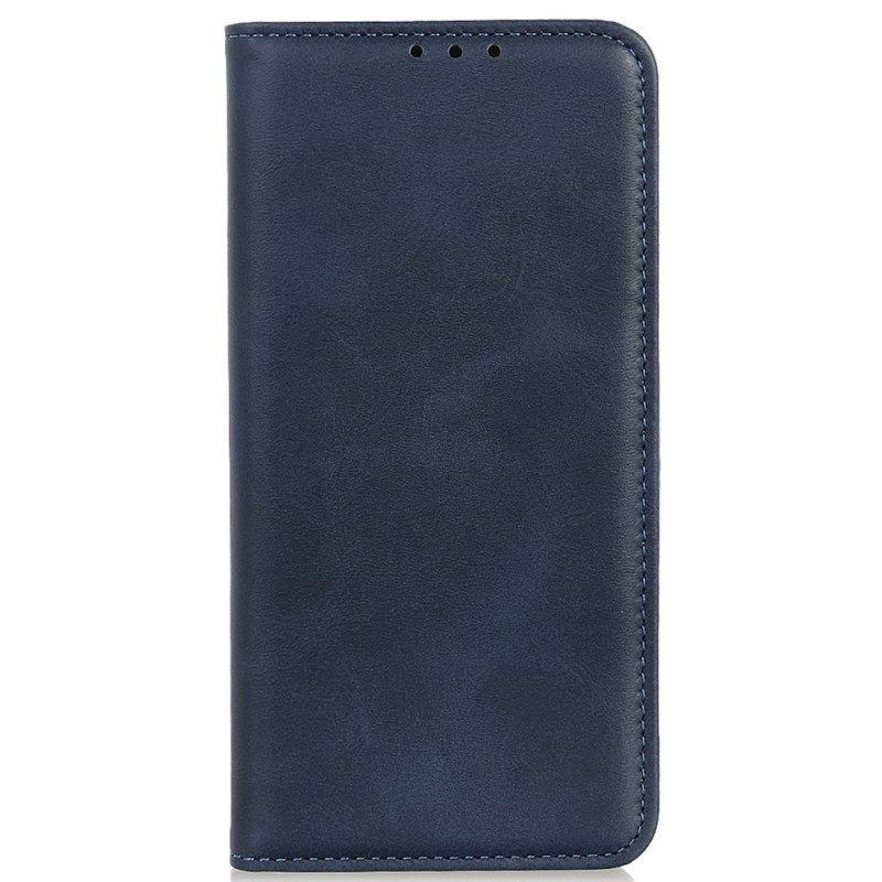 Schutzhülle Für iPhone 14 Flip Case Elegantes Spaltleder