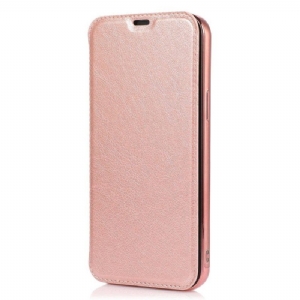 Schutzhülle Für iPhone 14 Flip Case Kartenhalter Aus Kunstleder