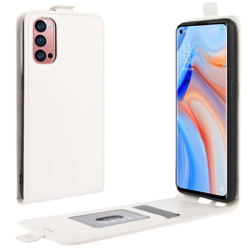 Lederhüllen Für Oppo Reno 4 Pro 5G Flip Case Kunstleder Vertikal