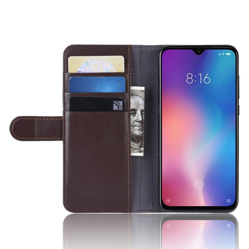 Case Für Xiaomi Mi 9 SE Anti-Sturz Kartenetui Aus Premium-leder – Braun