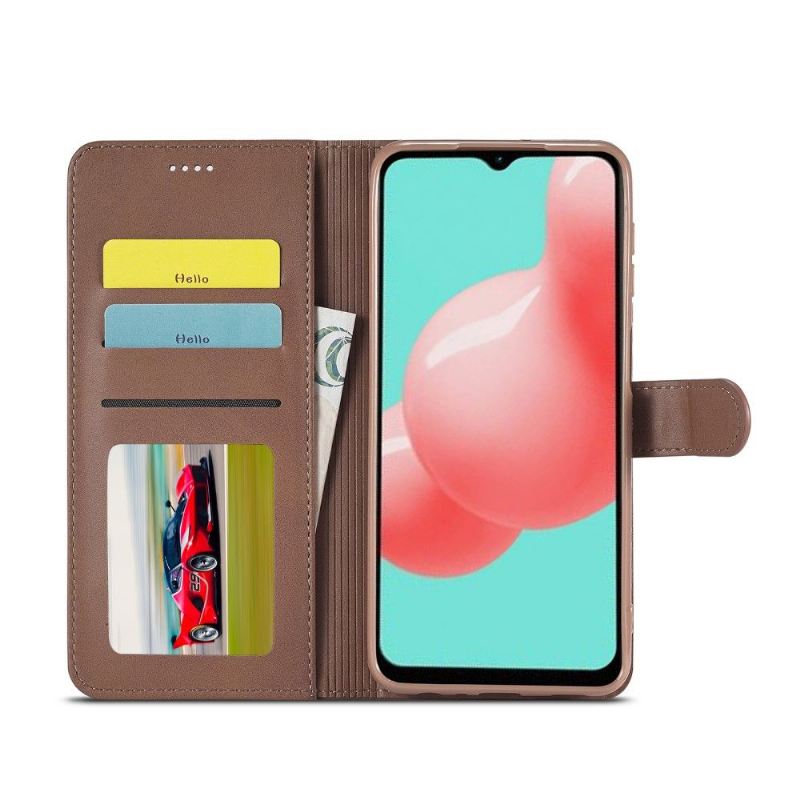 Case Für Samsung Galaxy A32 5G Schutzhülle Flip Case Ledereffekt Lc.imeeke