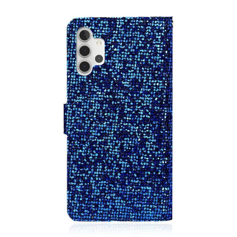 Flip Case Für Samsung Galaxy A32 5G Glitter-kartenhalter