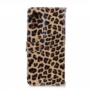 Flip Case Für Samsung Galaxy A32 5G Kunstleder Im Leoparden-stil