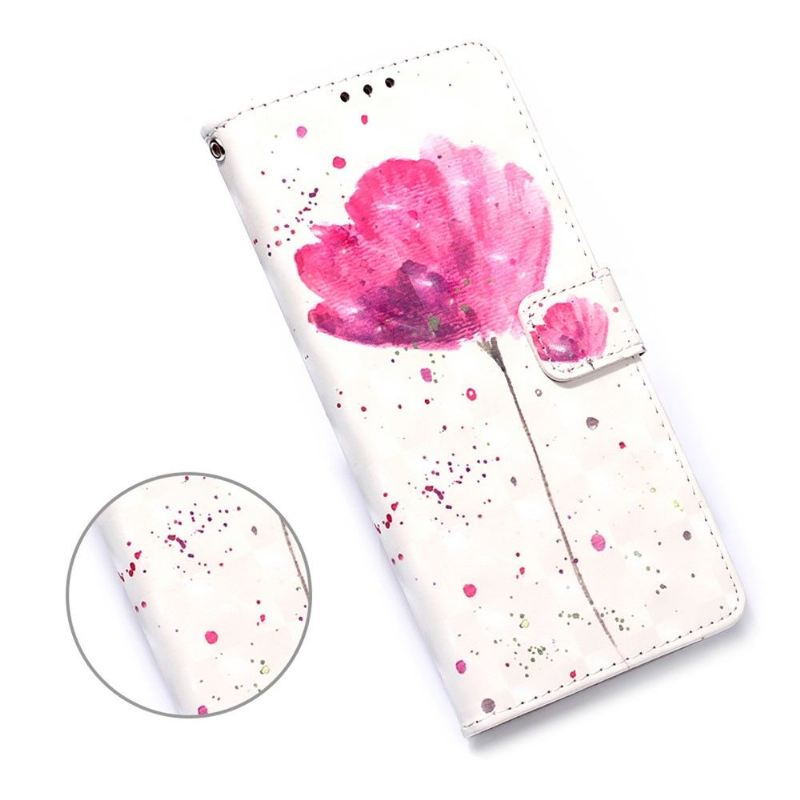 Flip Case Für Samsung Galaxy A32 5G Rosa Blume