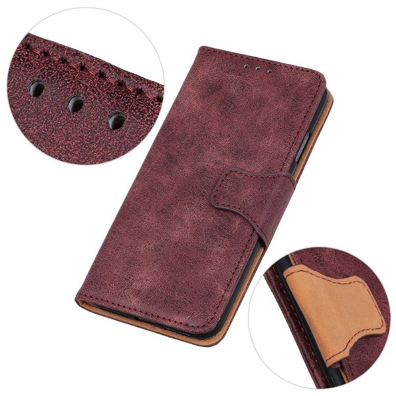 Flip Case Für Huawei Mate 30 Lite Edouard Aus Vintage-kunstleder