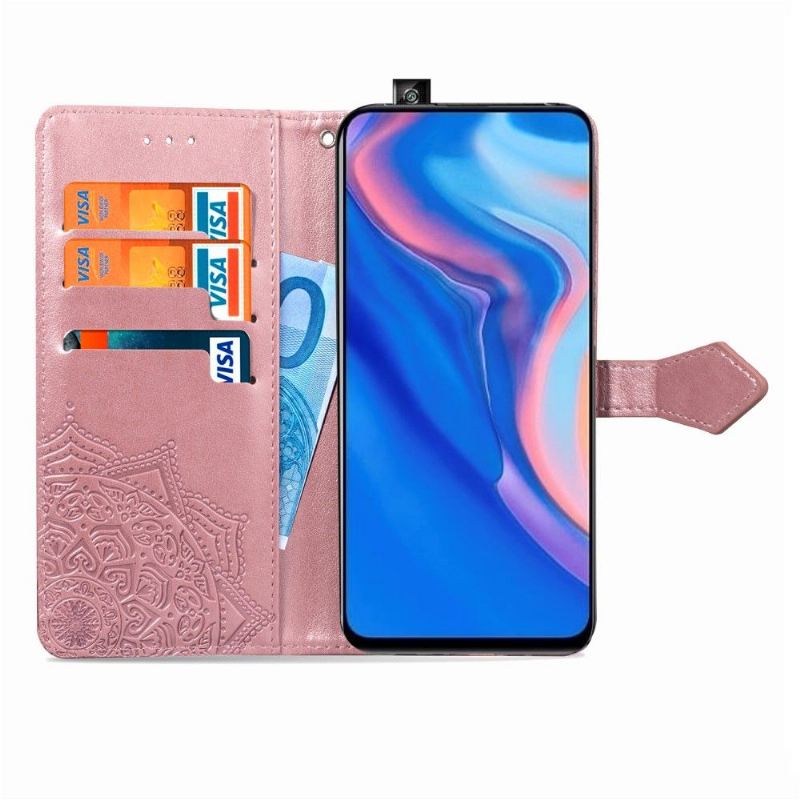 Flip Case Für Honor 9X Mandala Sonnenkartenhalter