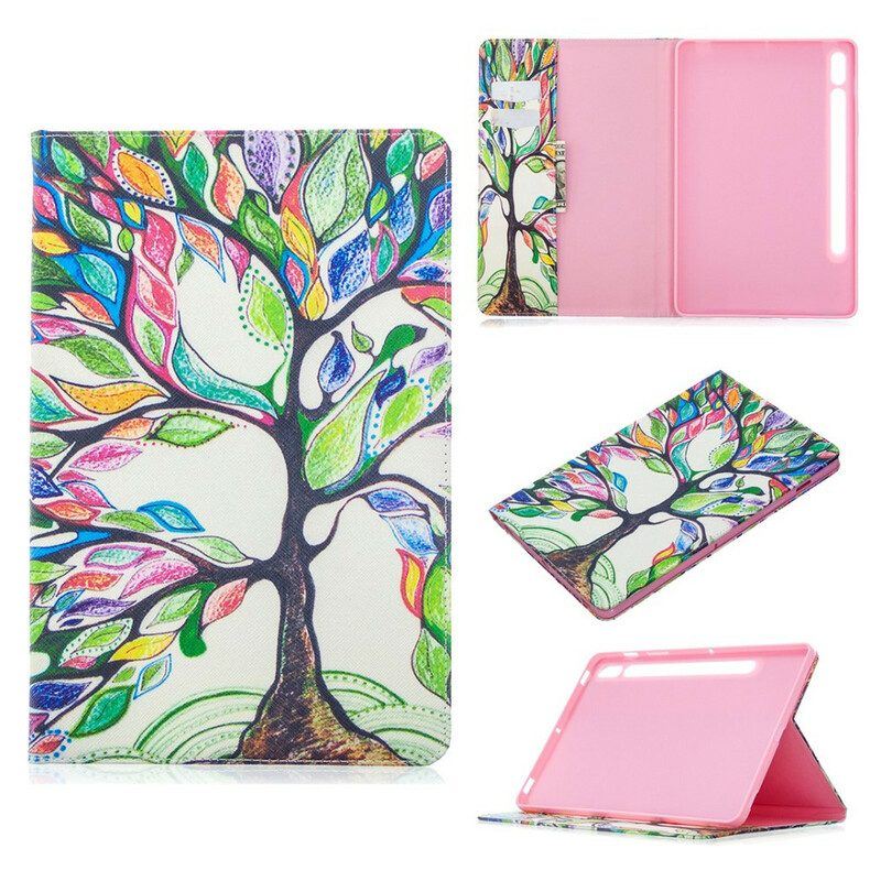 Case Für Samsung Galaxy Tab S8 / Tab S7 Bunter Baum