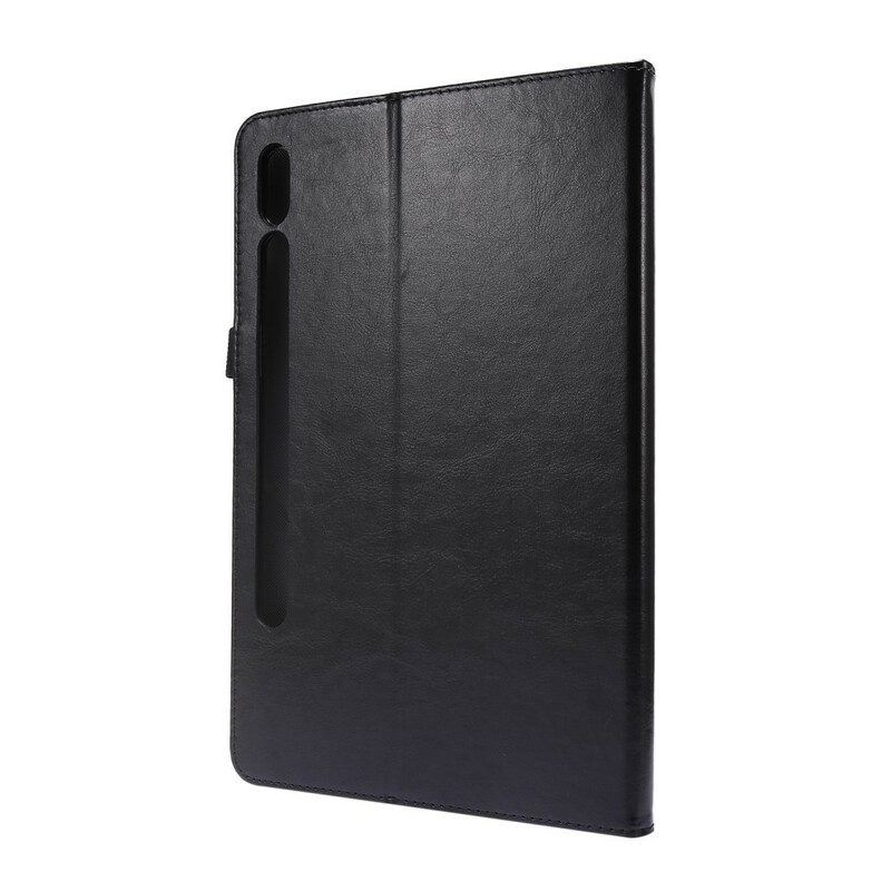 Case Für Samsung Galaxy Tab S8 / Tab S7 Klassisches Kunstleder