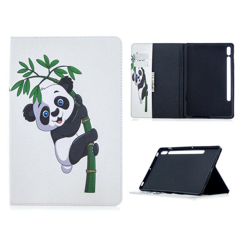 Case Für Samsung Galaxy Tab S8 / Tab S7 Panda-druckmuster