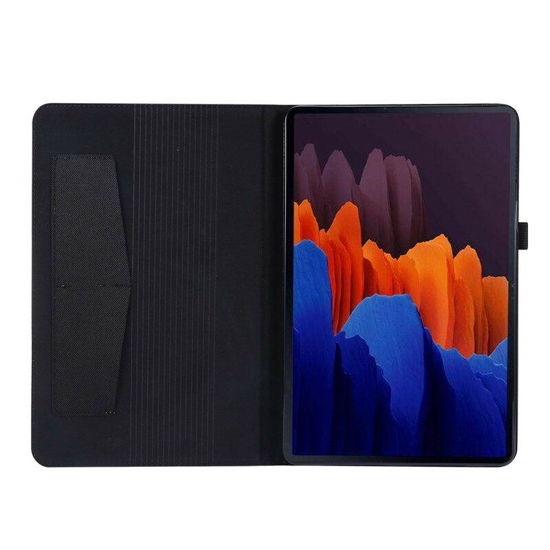 Case Für Samsung Galaxy Tab S8 / Tab S7 Premium-stoff