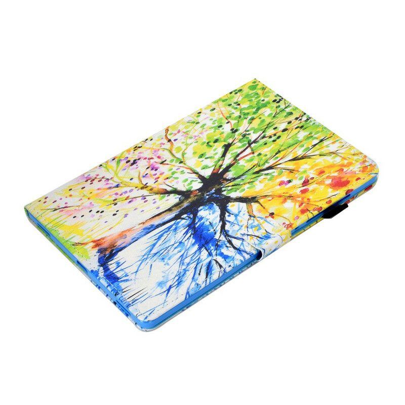 Flip Case Für Samsung Galaxy Tab S8 / Tab S7 Aquarellbaum