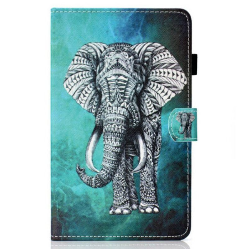 Flip Case Für Samsung Galaxy Tab S8 / Tab S7 Stammeselefant