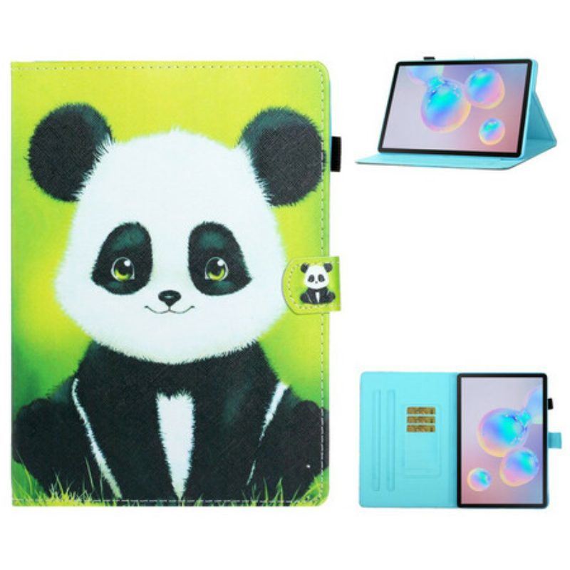 Flip Case Für Samsung Galaxy Tab S8 / Tab S7 Süßer Panda