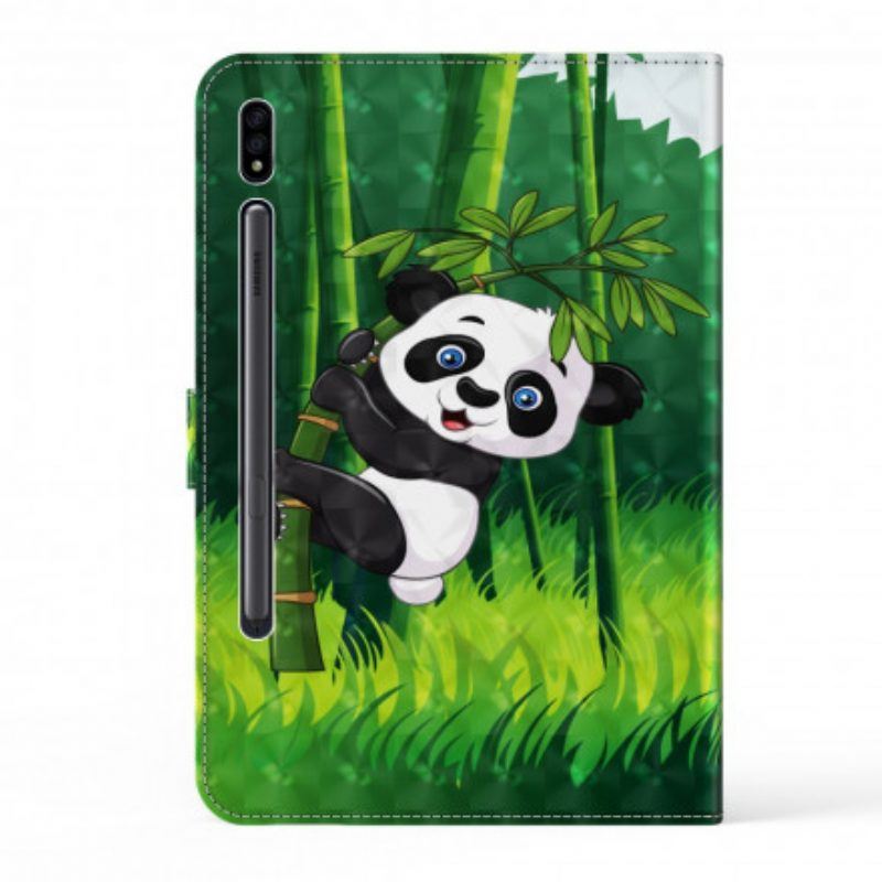 Lederhüllen Für Samsung Galaxy Tab S8 / Tab S7 Kunstleder-panda