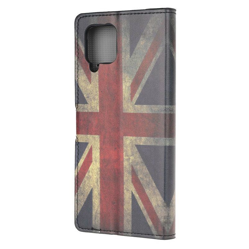 Flip Case Für Samsung Galaxy M12 / A12 England-flagge