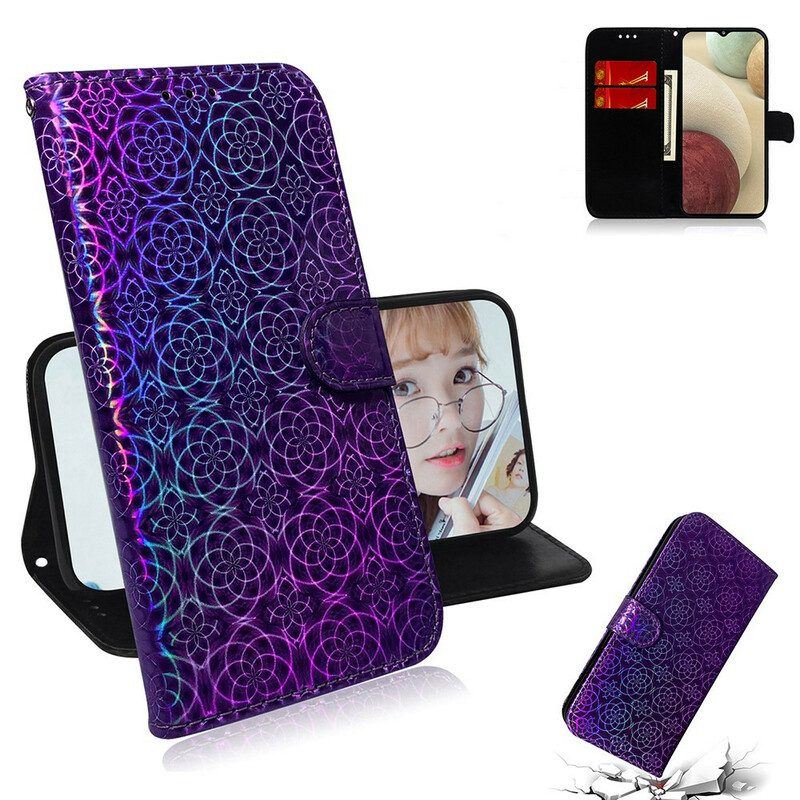 Flip Case Für Samsung Galaxy M12 / A12 Pure Farbe