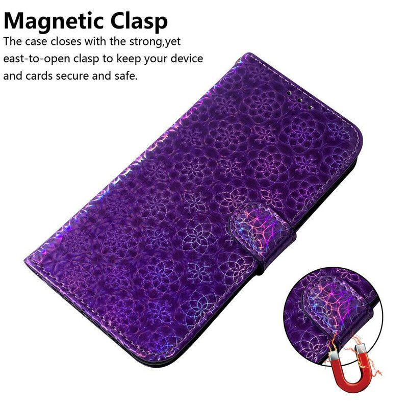 Flip Case Für Samsung Galaxy M12 / A12 Pure Farbe