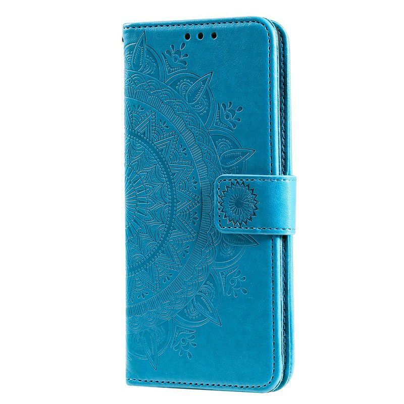 Flip Case Für Samsung Galaxy M12 / A12 Sonnenmandala