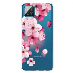 Hülle Für Samsung Galaxy M12 / A12 Kleine Rosa Blumen