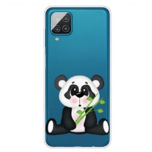 Hülle Für Samsung Galaxy M12 / A12 Nahtloser Trauriger Panda