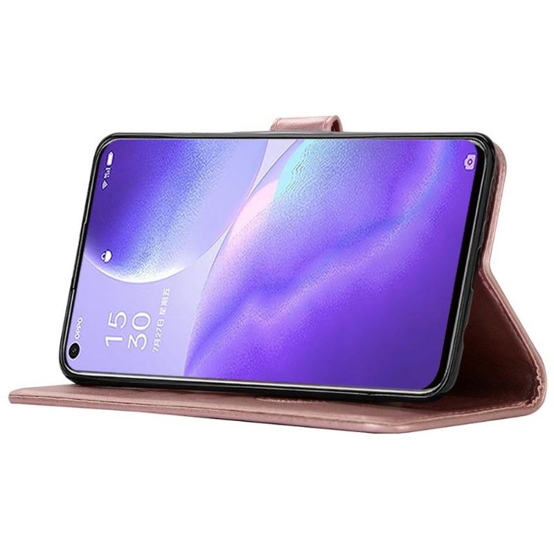 Flip Case Für Oppo Find X3 Lite Traumfänger-eule