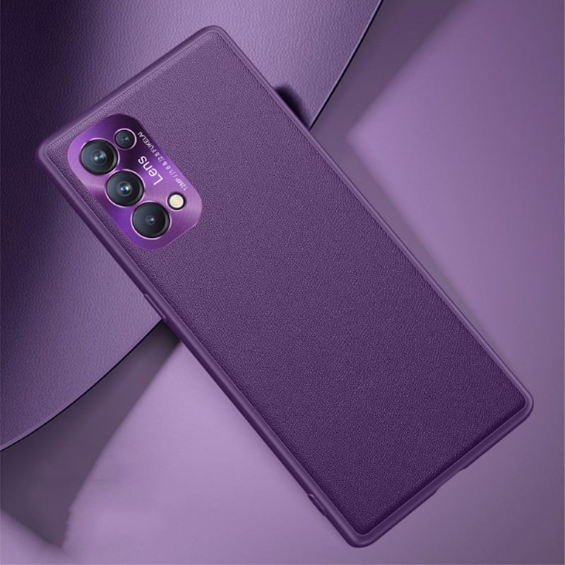 Handyhülle Für Oppo Find X3 Lite Jacar Design Ledereffekt