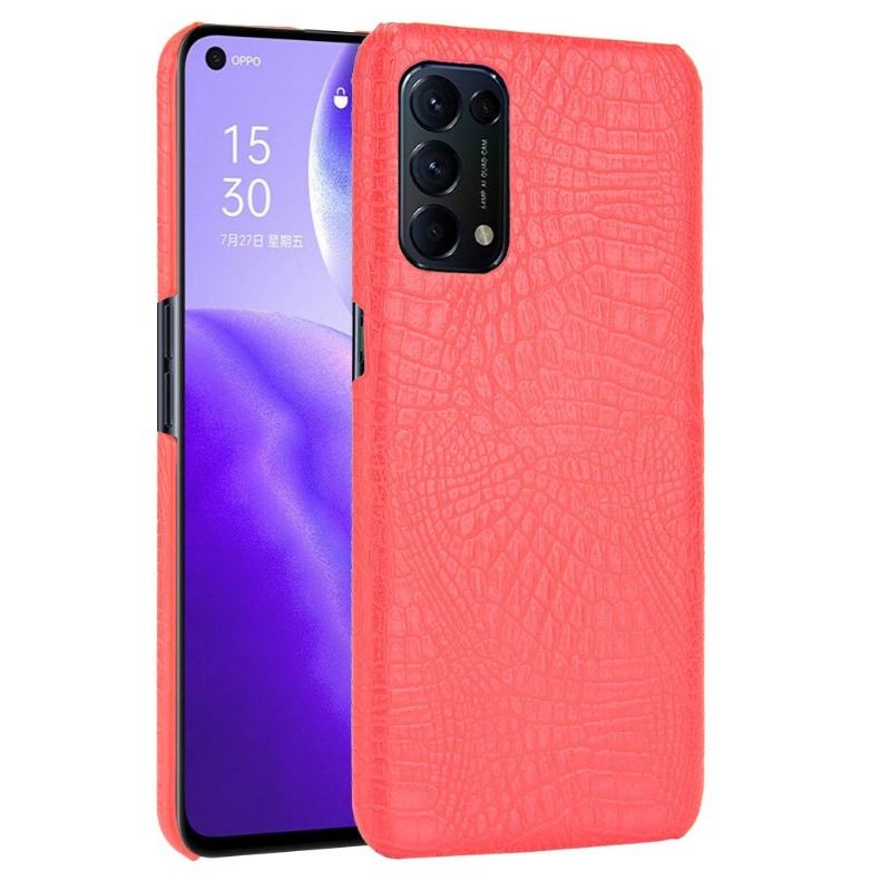 Hülle Für Oppo Find X3 Lite Croc Skin-effekt