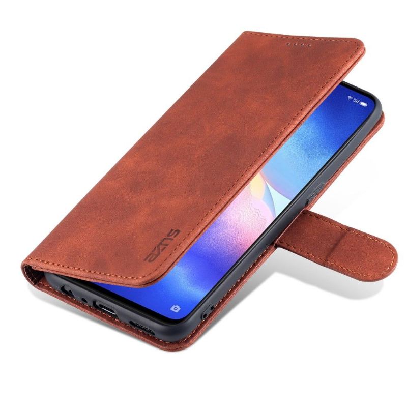 Lederhüllen Case Für Oppo Find X3 Lite Flip Case Azns Folio Case Kartenetui