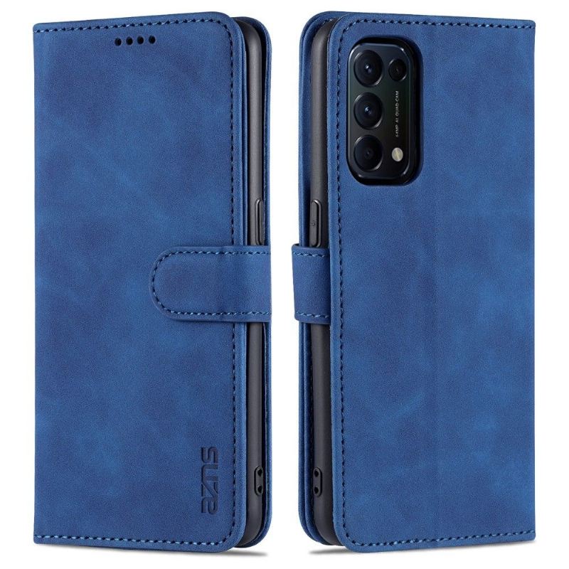 Lederhüllen Case Für Oppo Find X3 Lite Flip Case Azns Folio Case Kartenetui