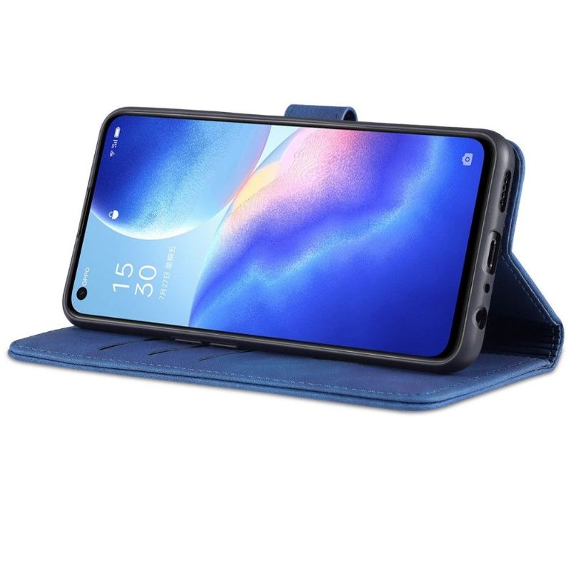 Lederhüllen Case Für Oppo Find X3 Lite Flip Case Azns Folio Case Kartenetui