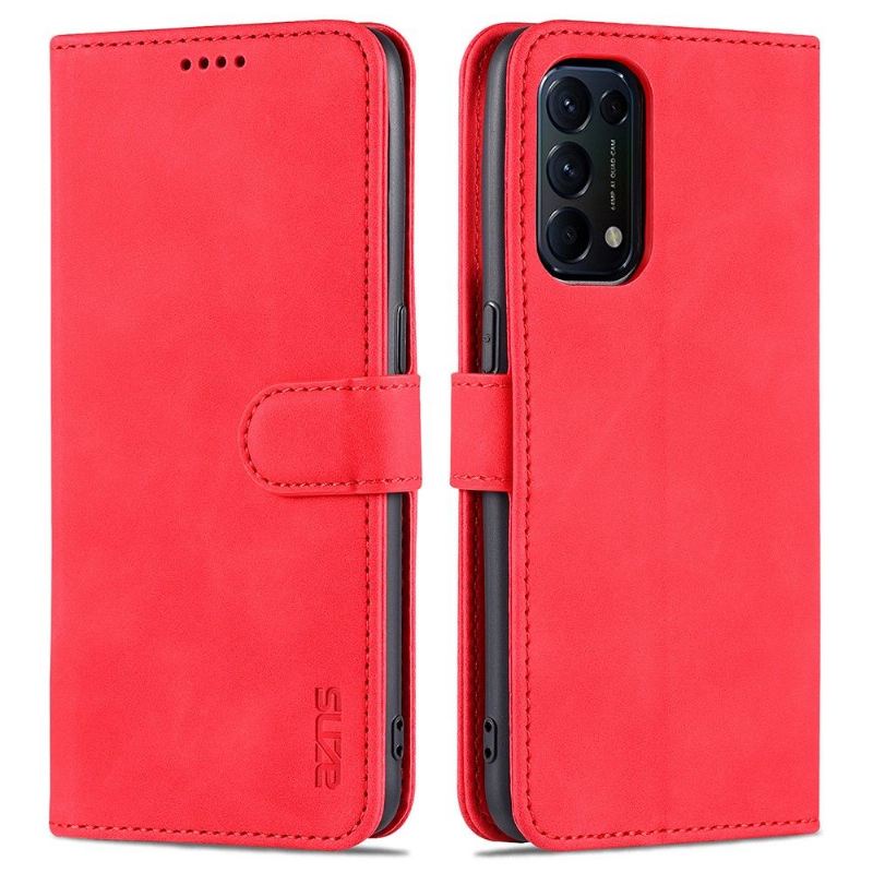 Lederhüllen Case Für Oppo Find X3 Lite Flip Case Azns Folio Case Kartenetui