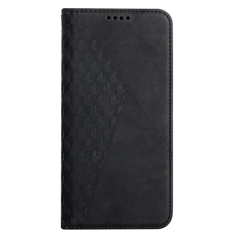 Schutzhülle Für Oppo Find X3 Lite Flip Case Geo-ledereffekt